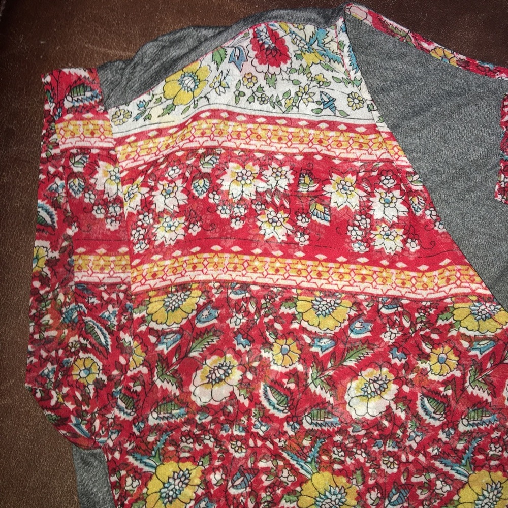 Anthropologie Tiny Floral Print Cap Sleeve Top - Picture 10 of 16